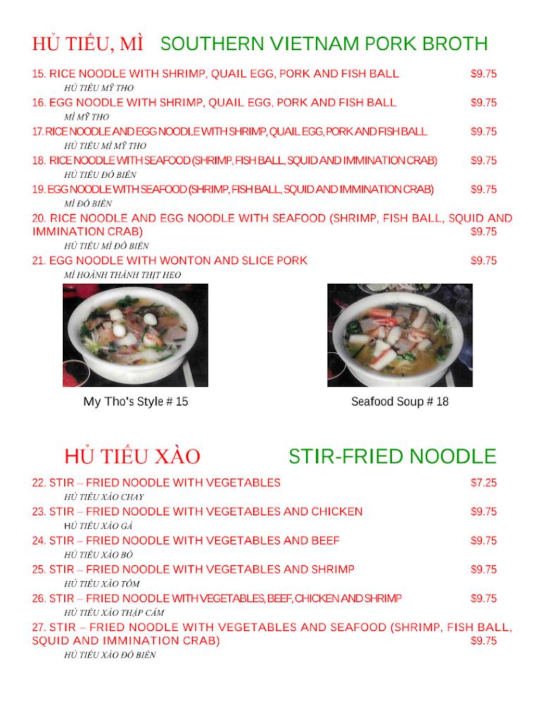 PHO LONG Menu image 3